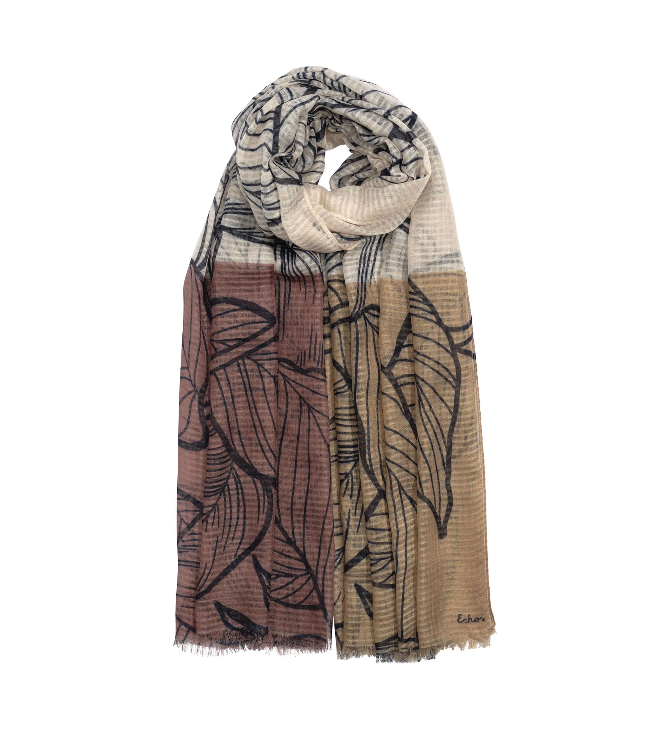 Block Bouquet Wrap Scarf