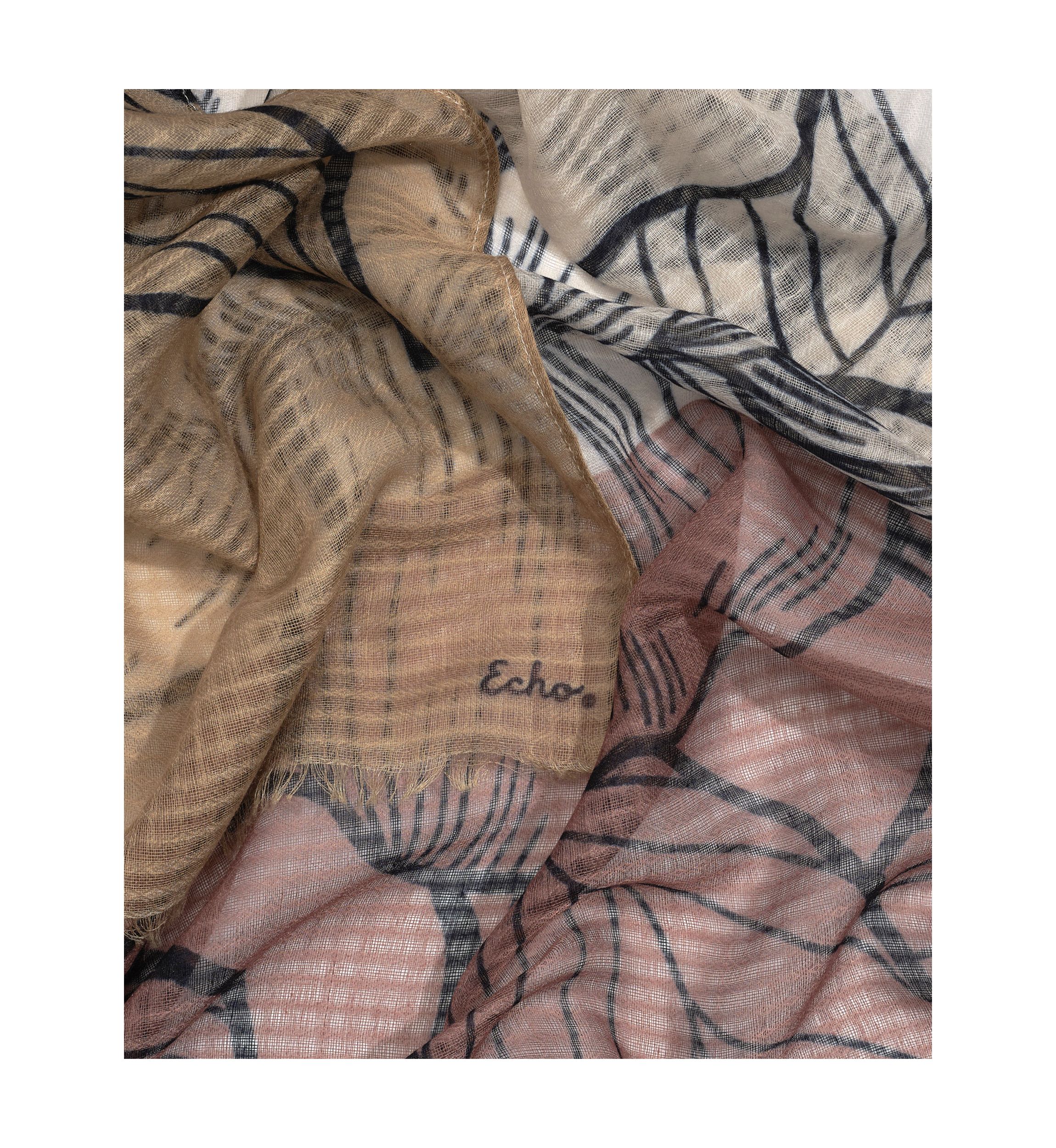 Block Bouquet Wrap Scarf