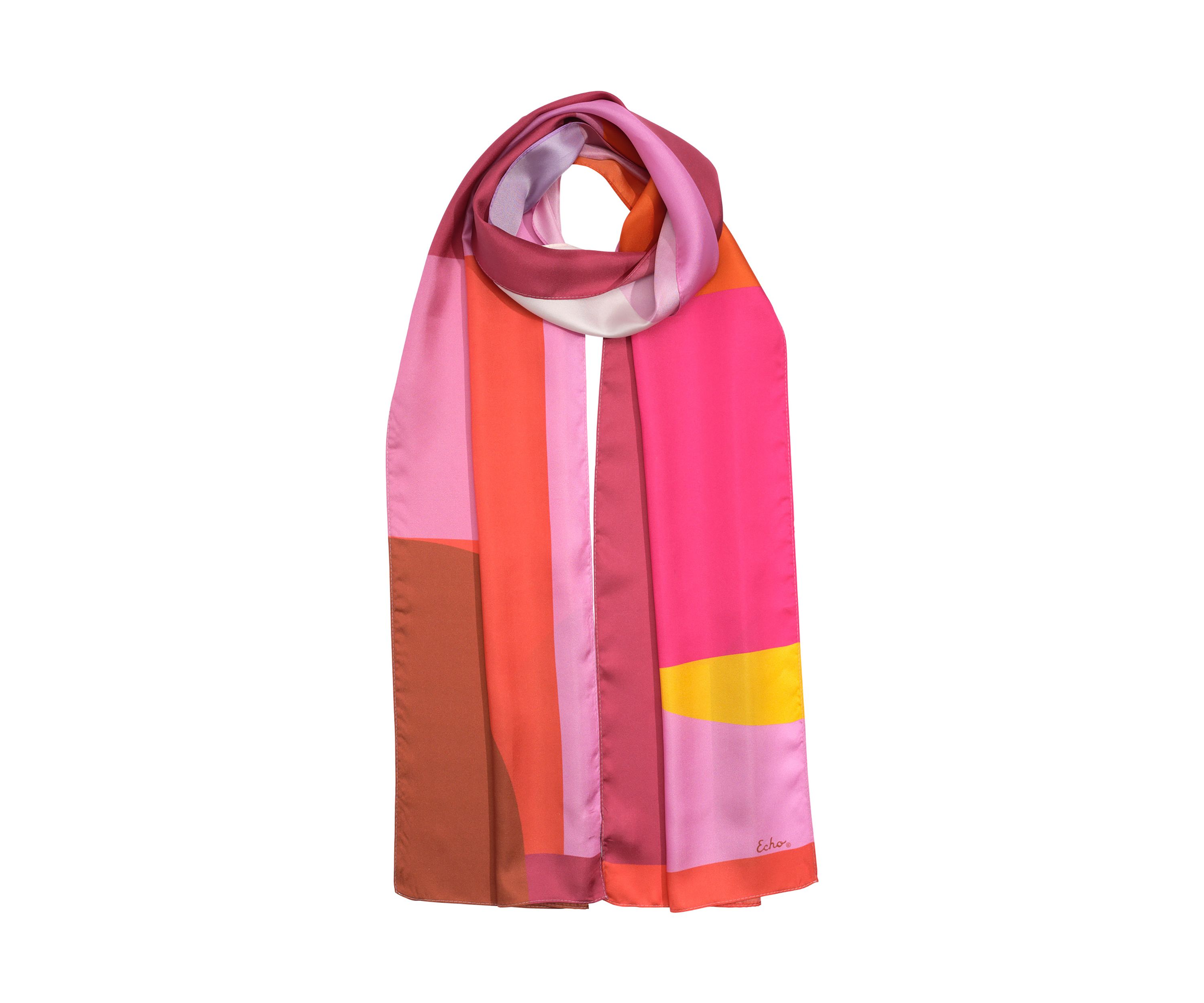 Color Theory Silk Oblong Scarf