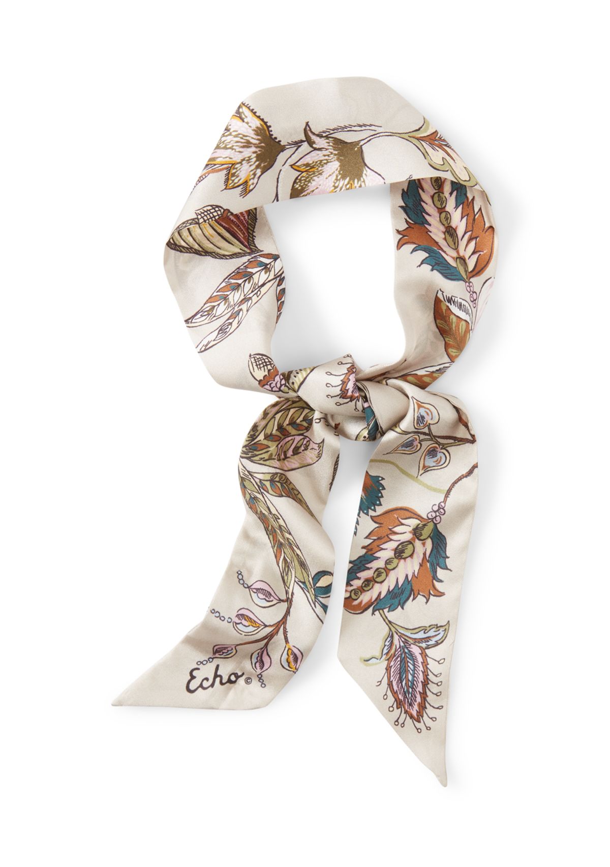 Falling Leaves Ribbon Scarf