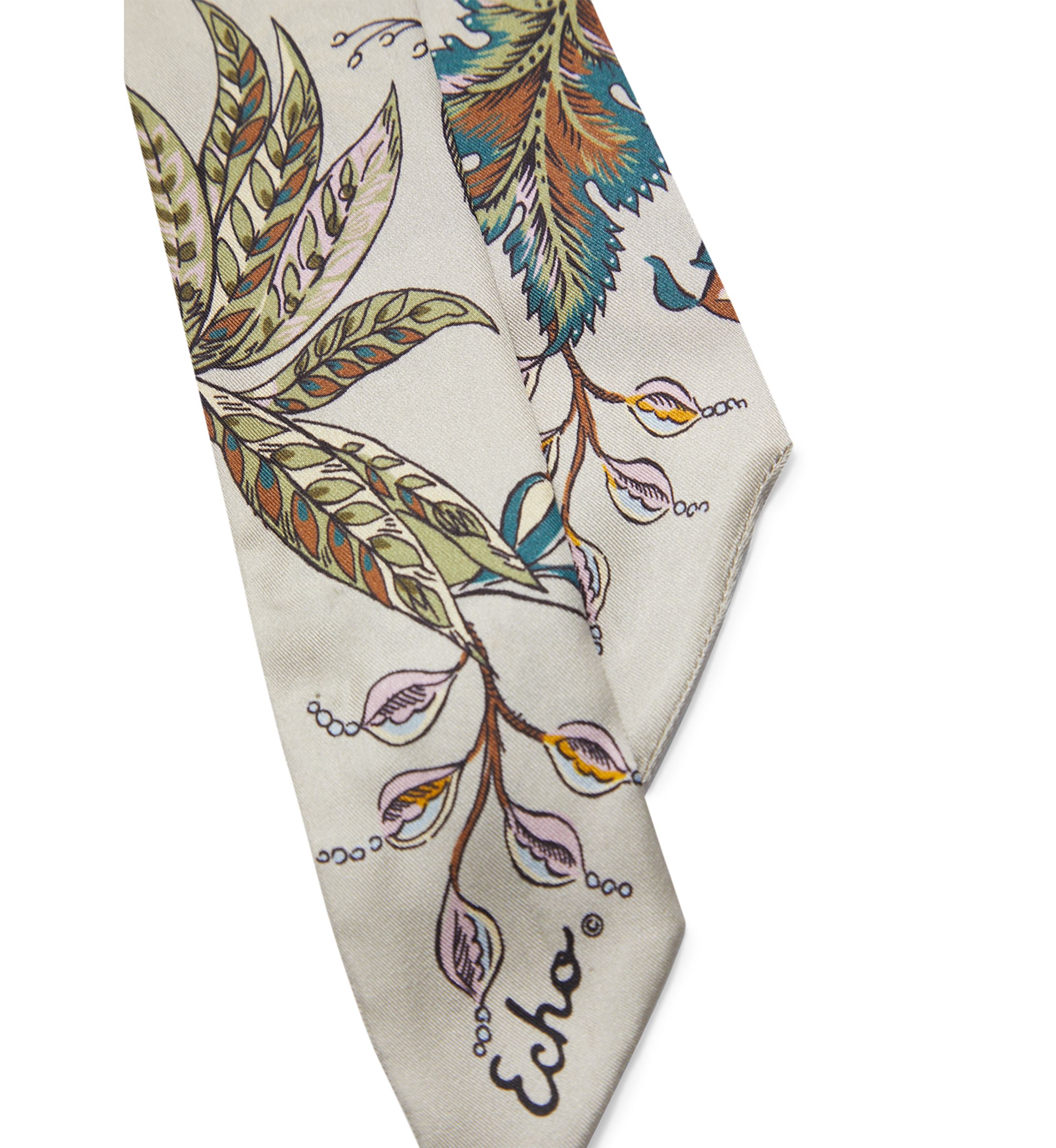 Falling Leaves Ribbon Scarf