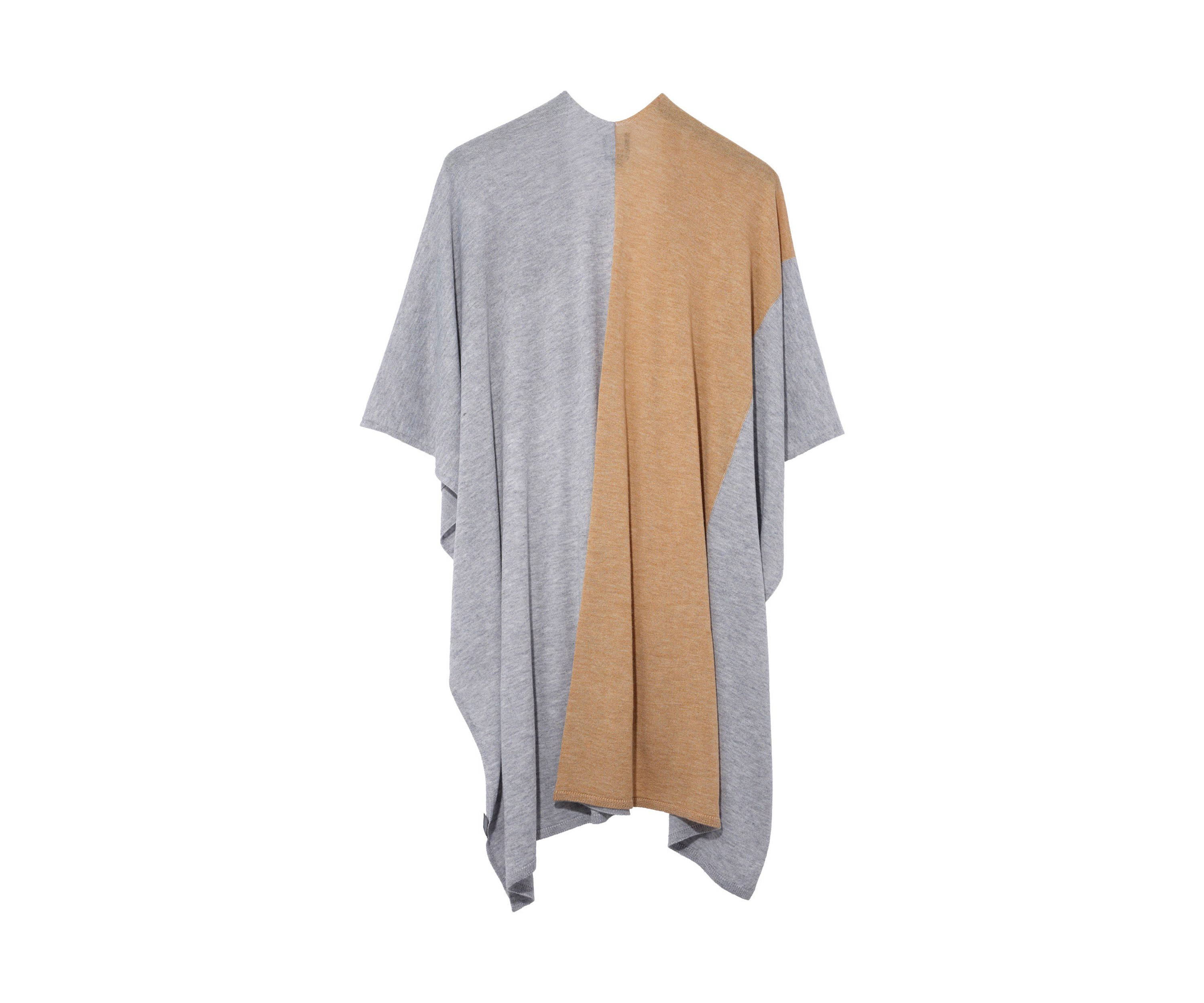 Essential Color Blocked Ruana