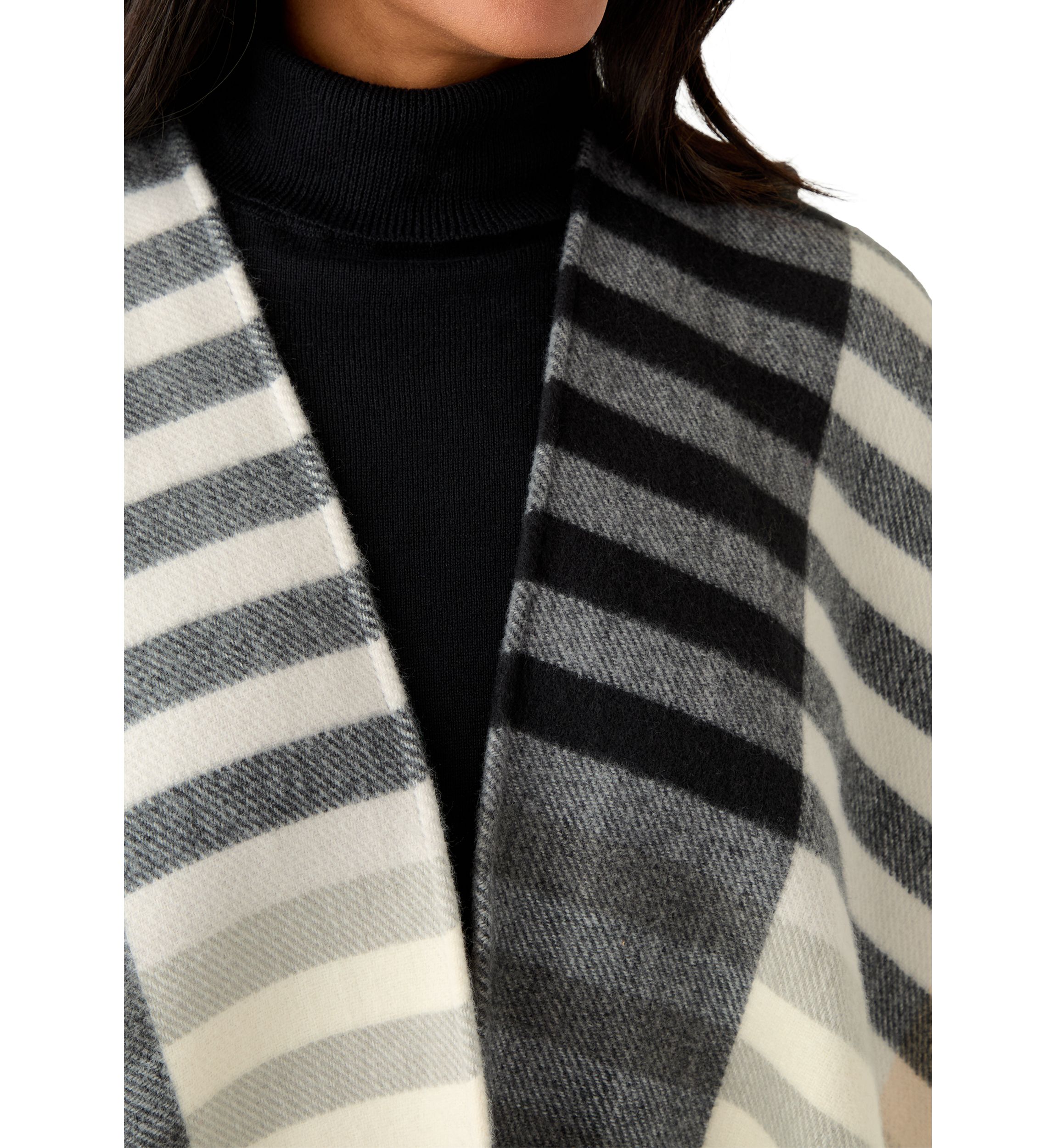 Gramercy Plaid Ruana
