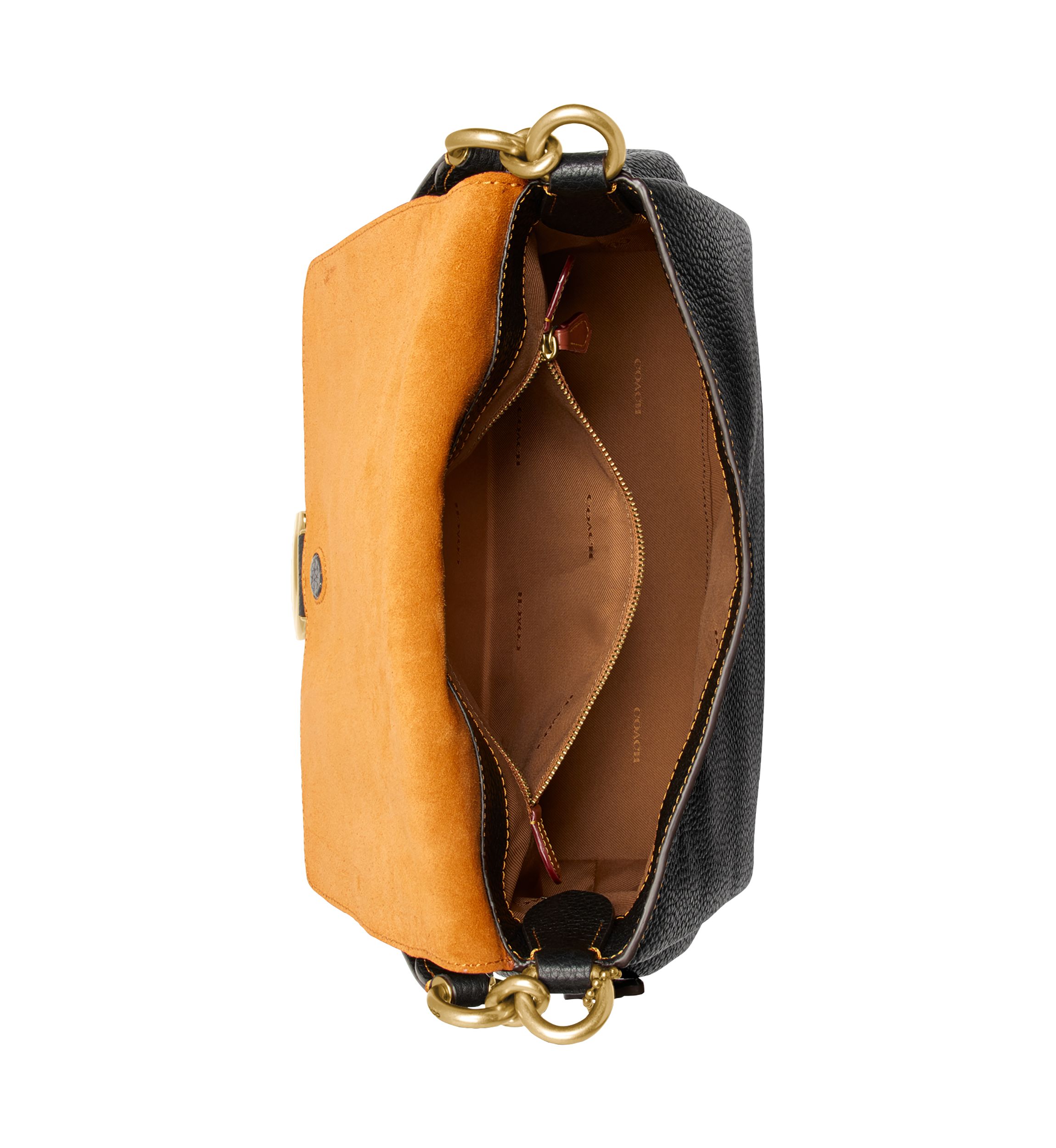 Soft Pebble Leather May Shoulder Bag 