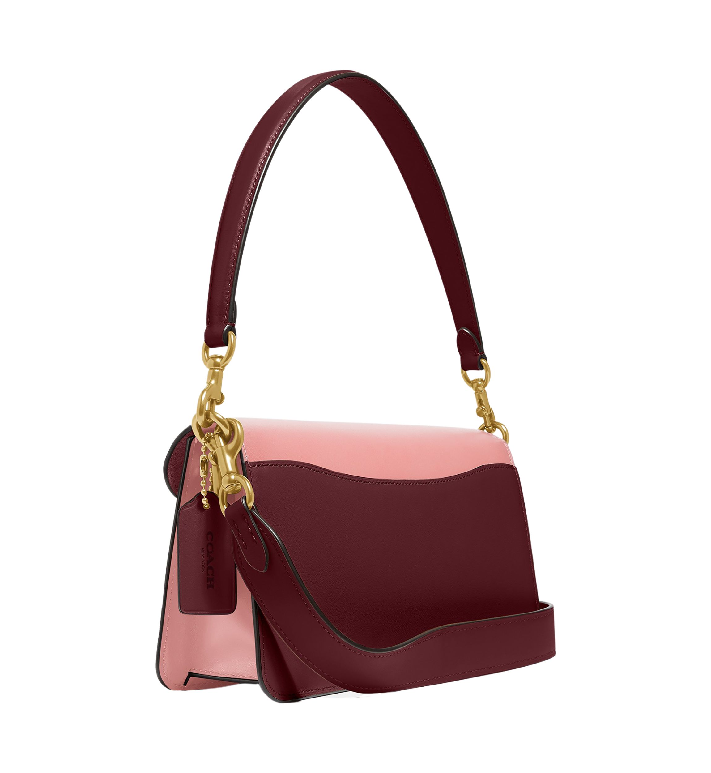 26 Inch Tabby Shoulder Bag in Color Block Signature Canvas 