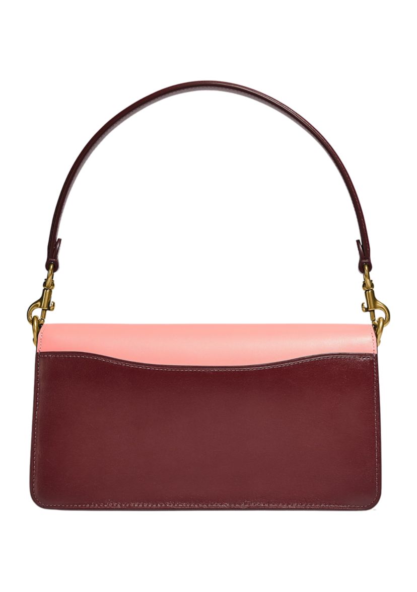 26 Inch Tabby Shoulder Bag in Color Block Signature Canvas 