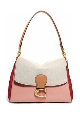 coach colorblock may shoulder bag