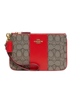 Coach Box Program Small Wristlet