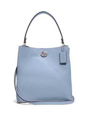 coach charlie bucket bag blue