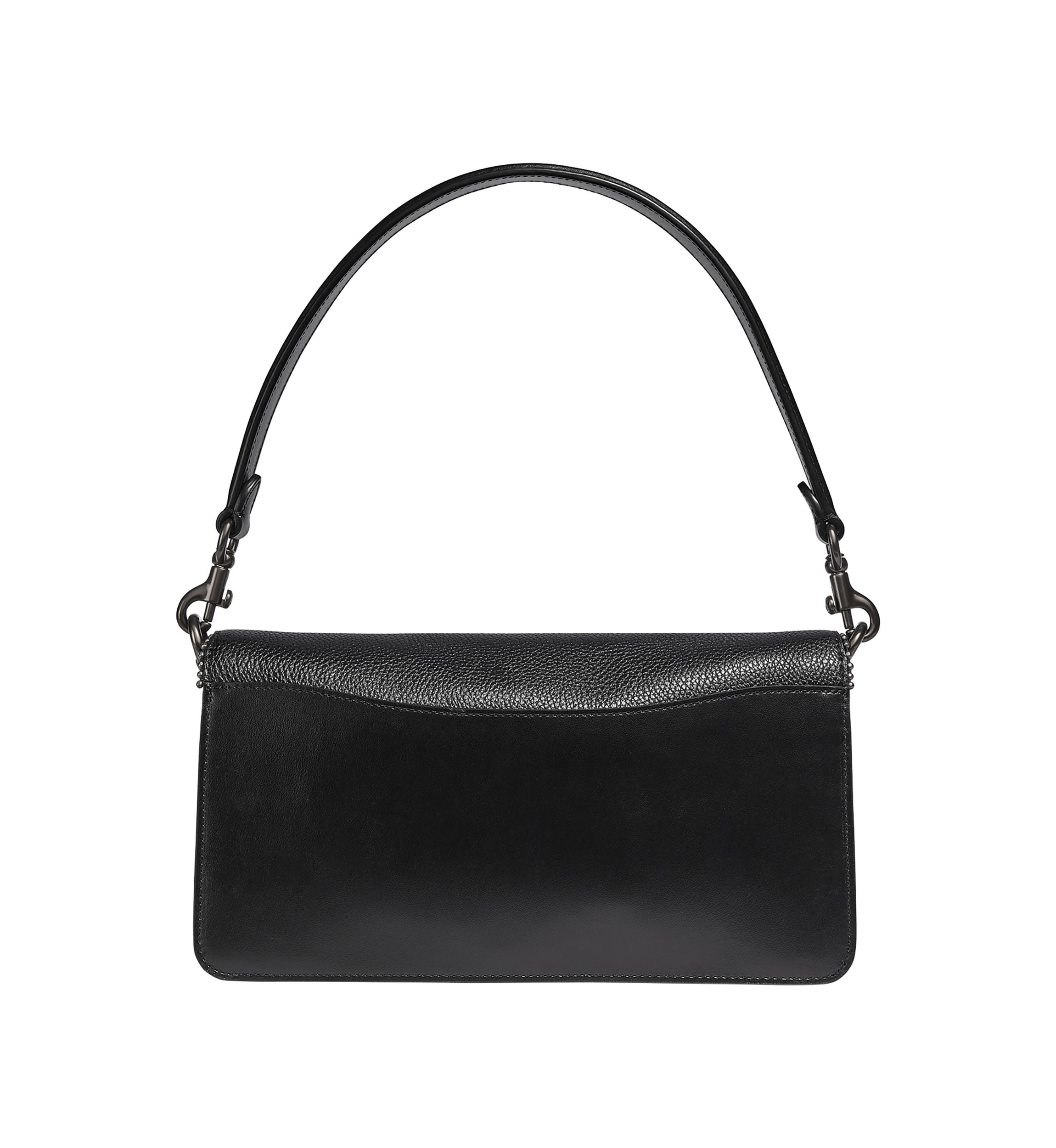 Mixed Leather Tabby Shoulder Bag 