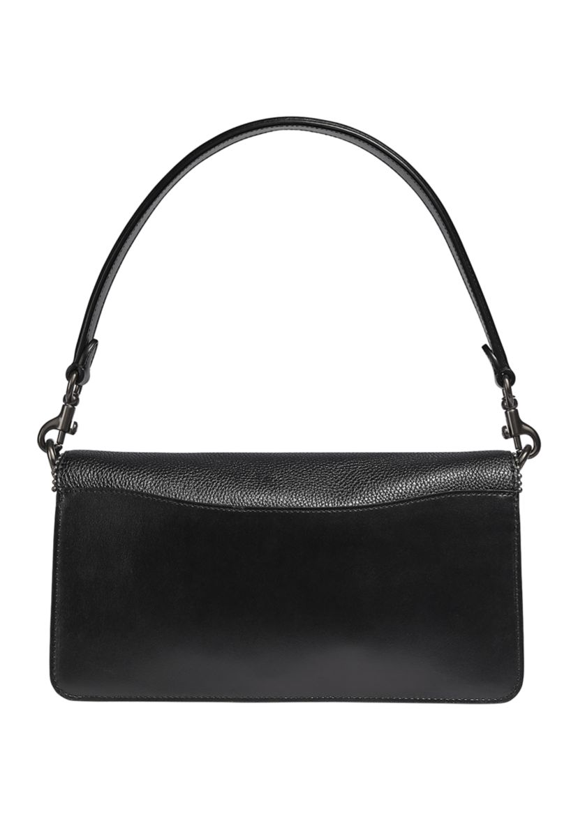 Mixed Leather Tabby Shoulder Bag 