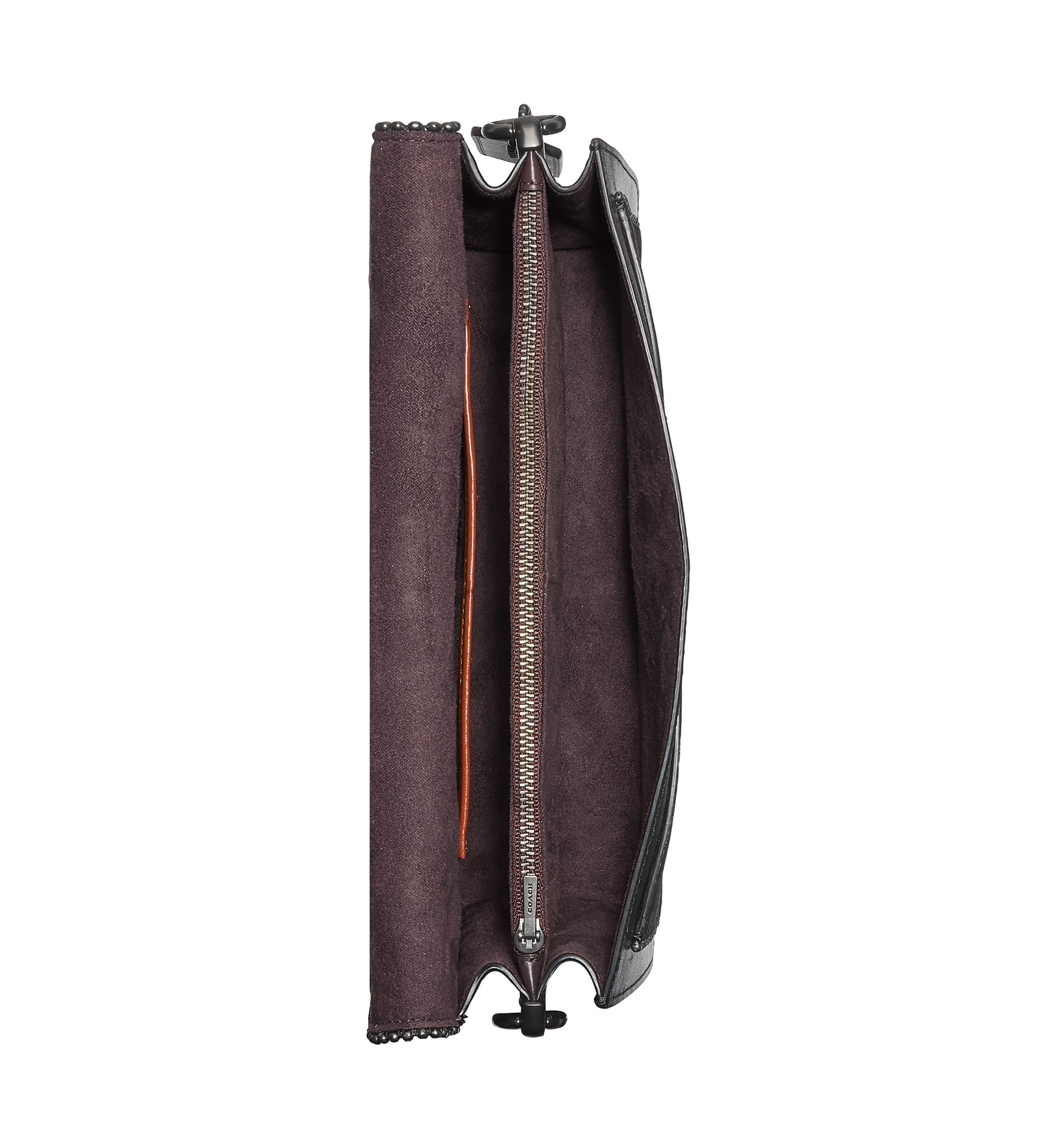 Mixed Leather Tabby Shoulder Bag 