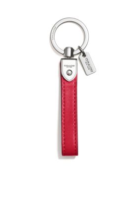 COACH LEATHER LOOP KEY RING | Belk