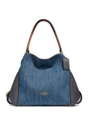 Coach edie sales denim