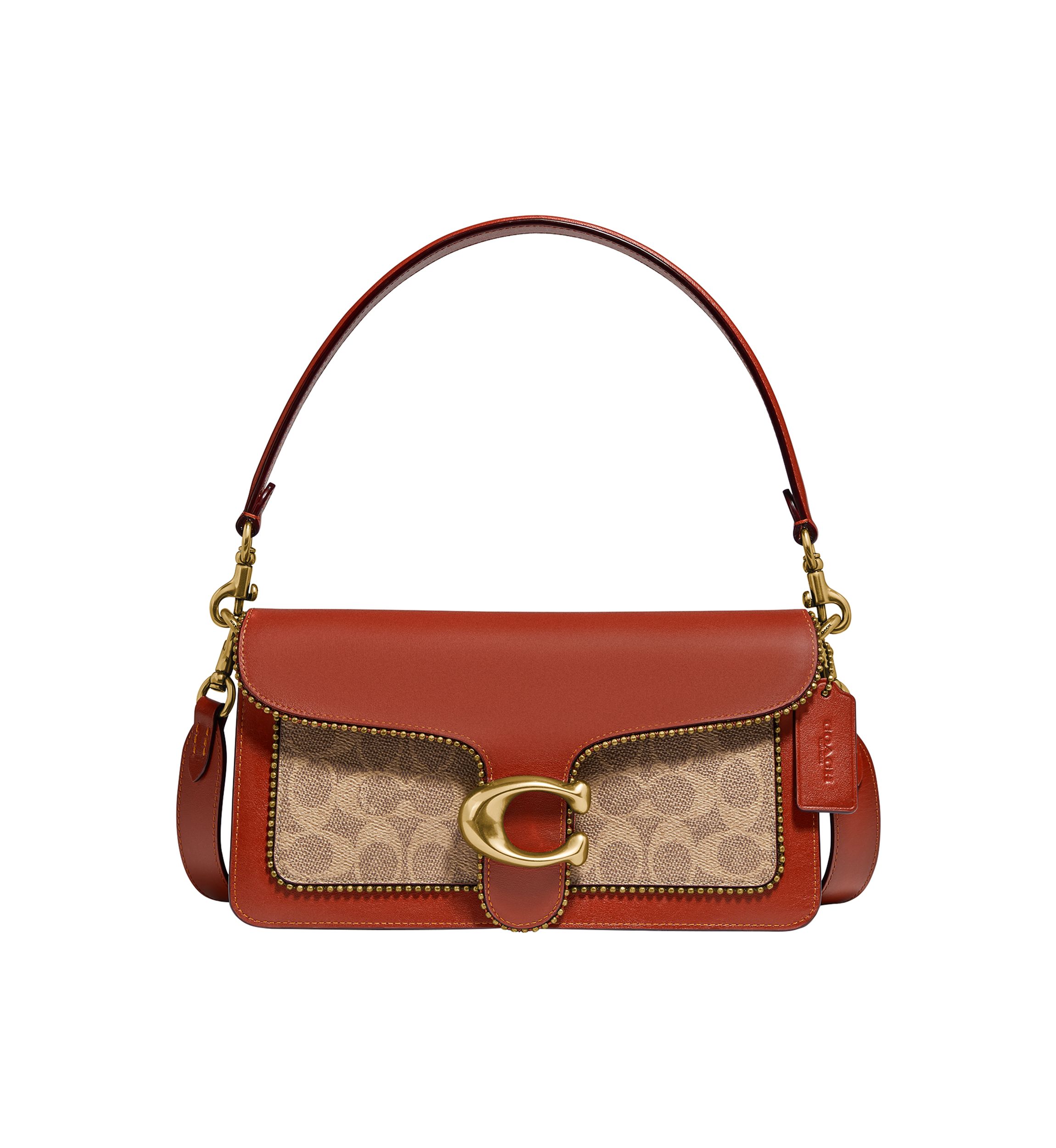 Coated Canvas Tabby Shoulder Bag 
