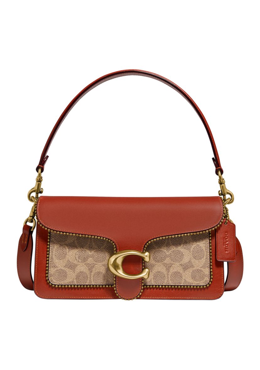 Coated Canvas Tabby Shoulder Bag 