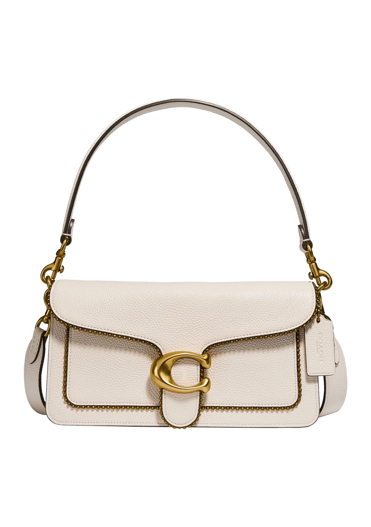 Polished Pebble Leather Tabby Shoulder Bag 