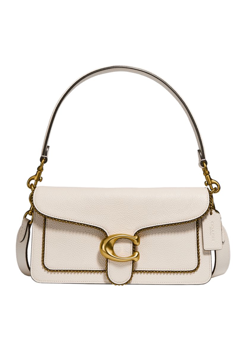 Polished Pebble Leather Tabby Shoulder Bag 