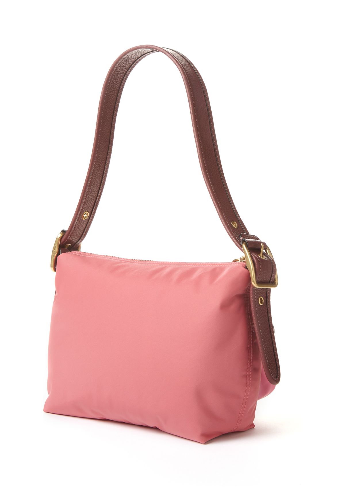 Colorblock Nylon Cargo Shoulder Bag 