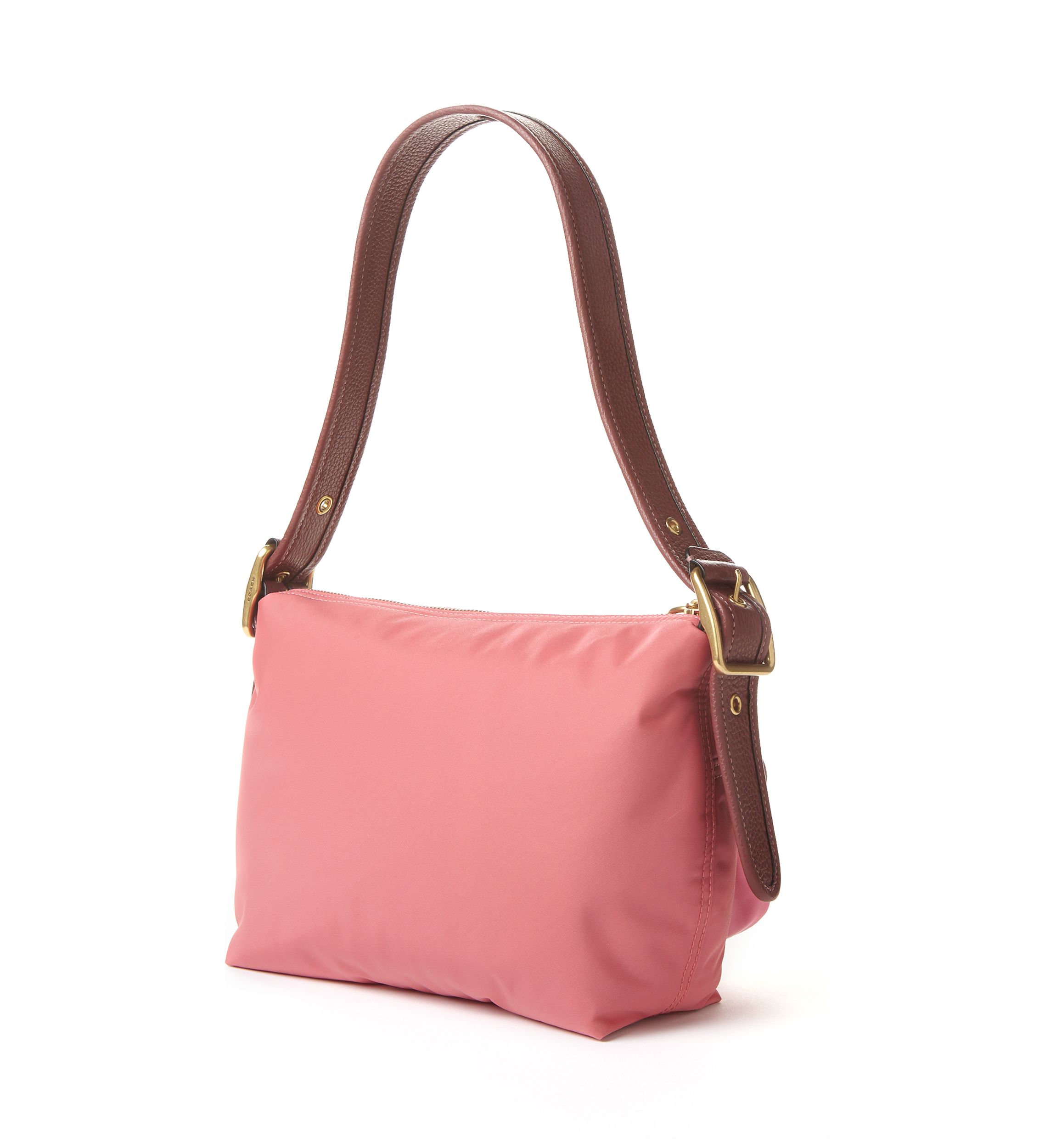 Colorblock Nylon Cargo Shoulder Bag 