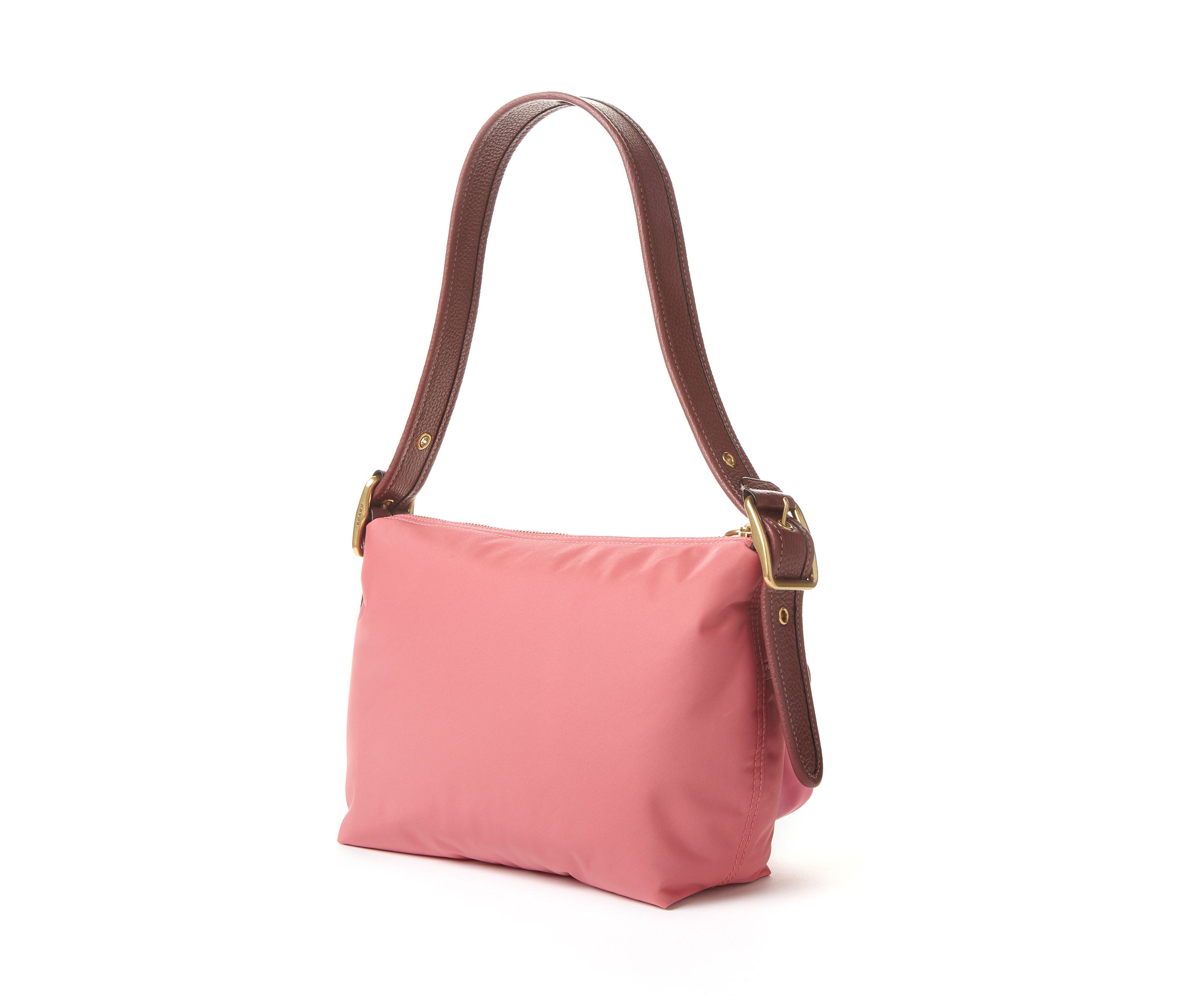 Colorblock Nylon Cargo Shoulder Bag 