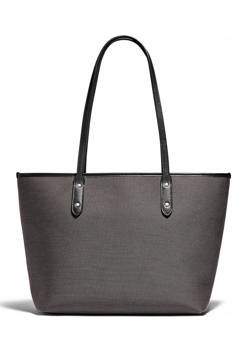 	  City Zip Tote with Horse and Carriage Print