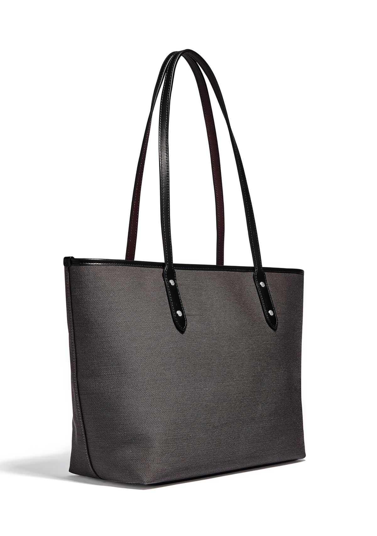 	  City Zip Tote with Horse and Carriage Print