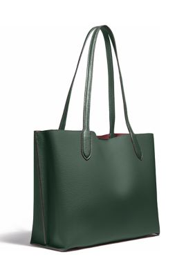 Willow Tote Color Block with Signature Coated Canvas