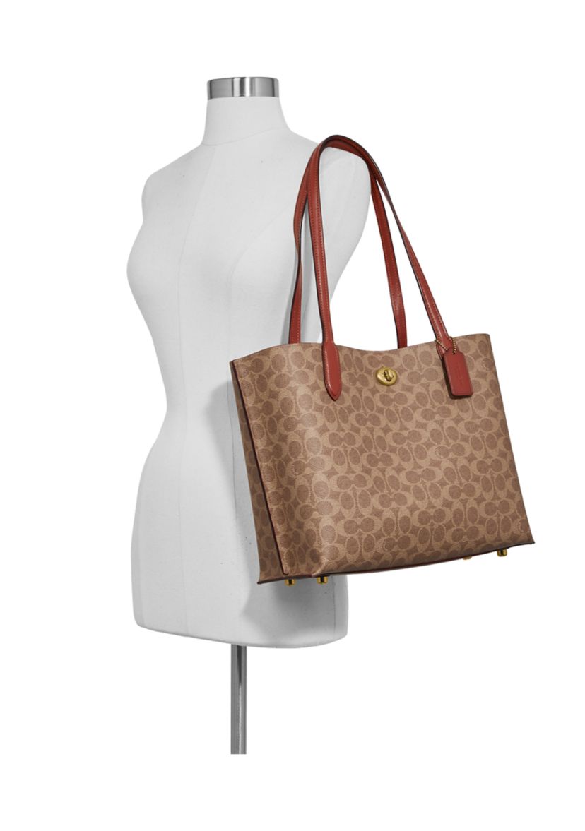 Willow Tote in Signature Canvas 