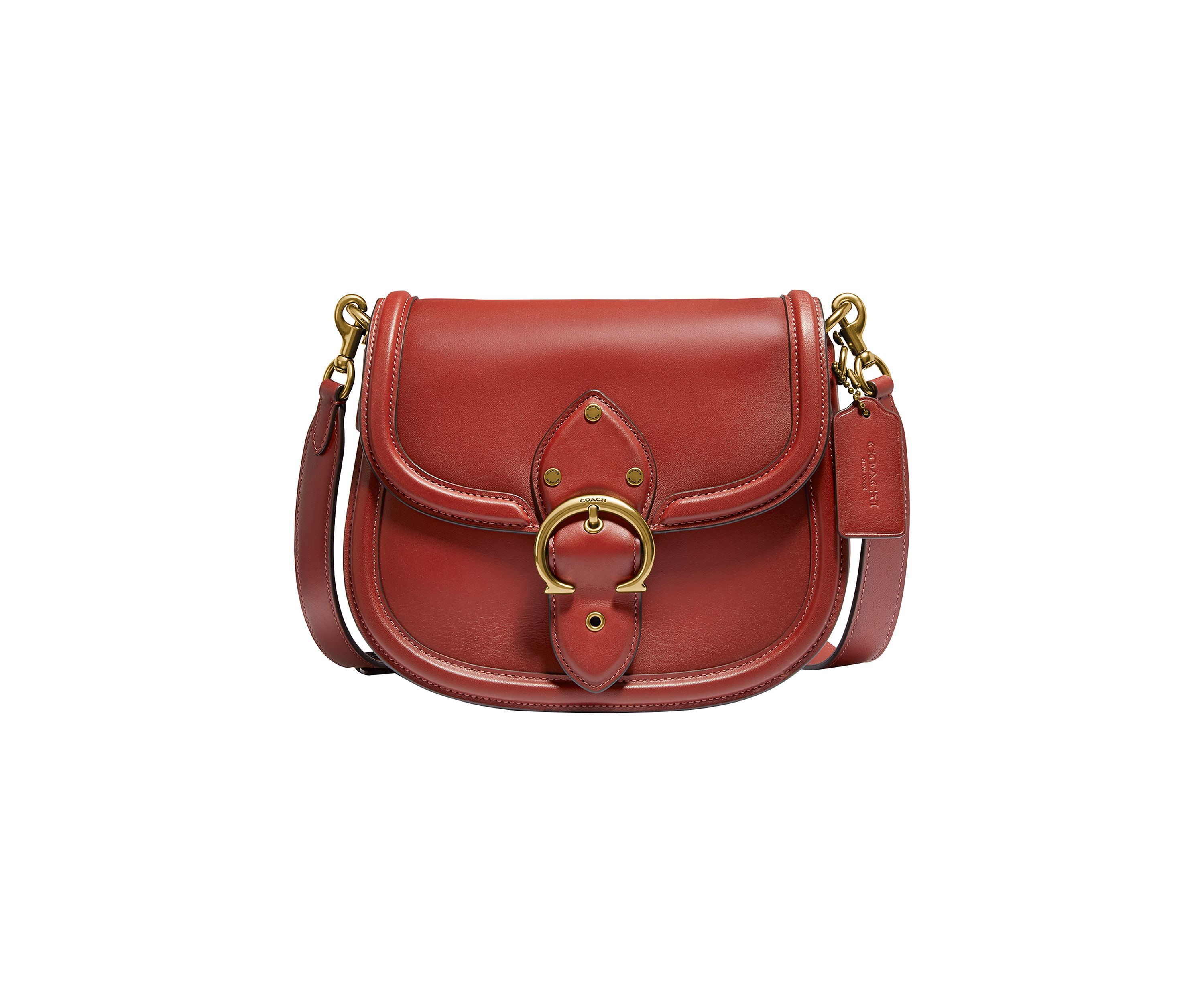 Glovetanned Leather Saddle Bag
