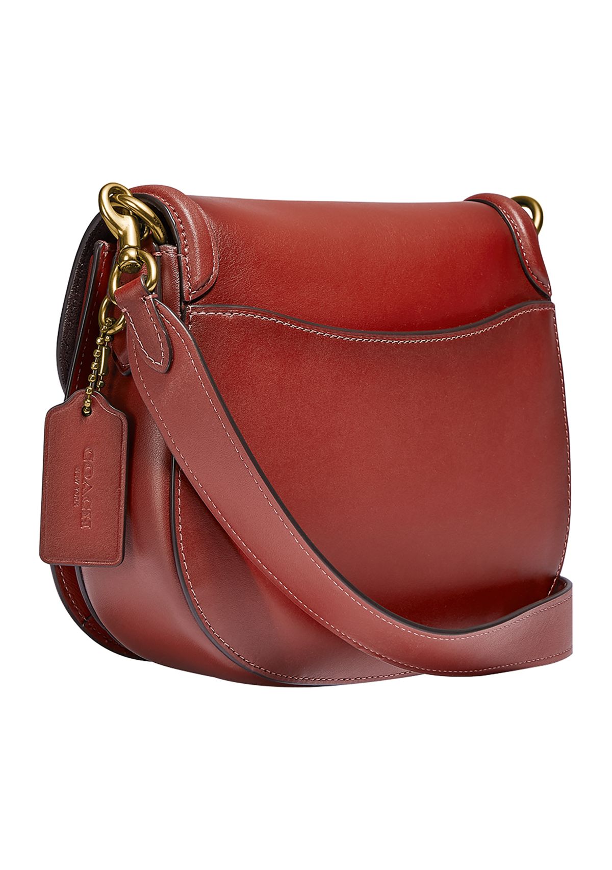 Glovetanned Leather Saddle Bag