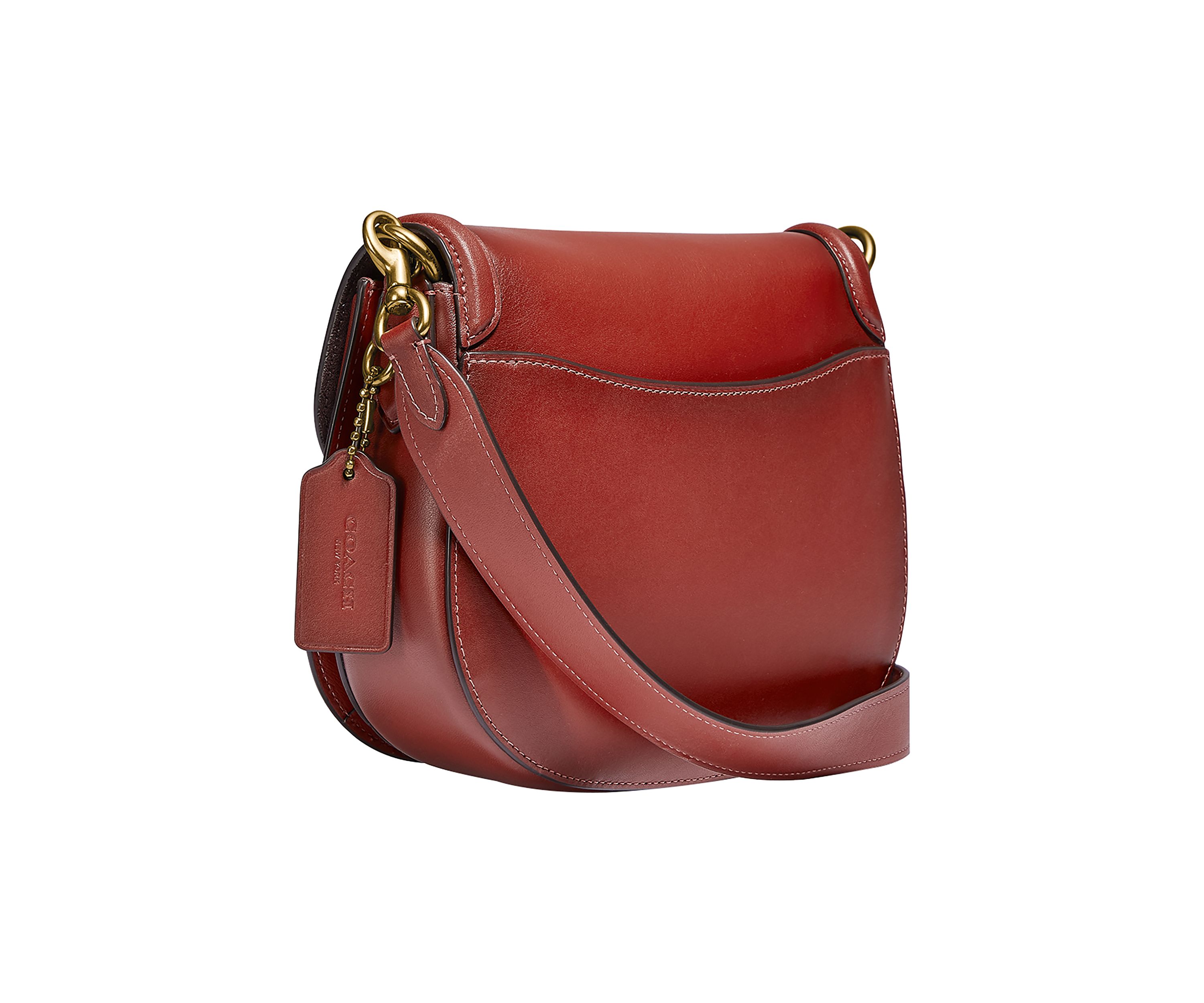 Glovetanned Leather Saddle Bag