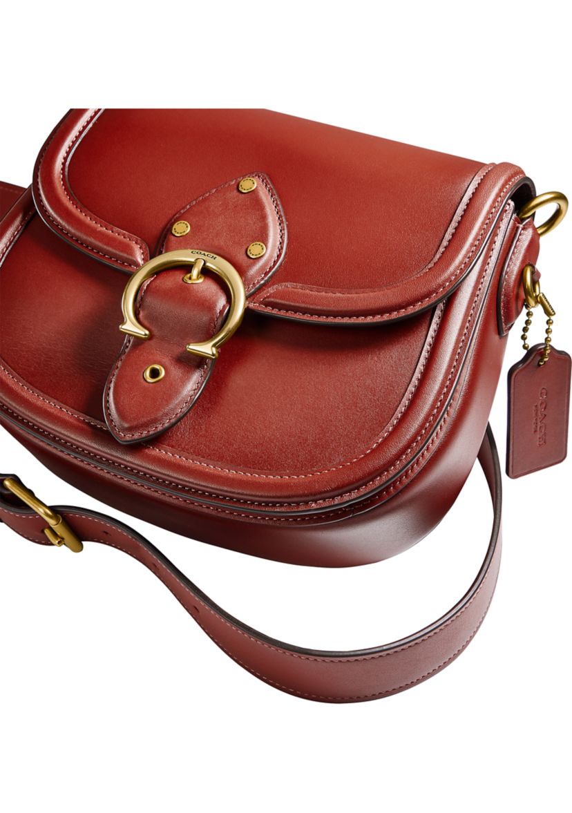 Glovetanned Leather Saddle Bag