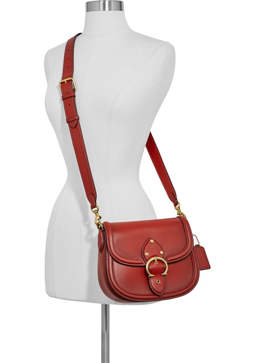 Glovetanned Leather Saddle Bag
