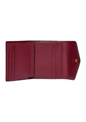 Wyn Small Wallet in Color Block Signature Canvas