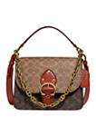 Beat Shoulder Bag in Signature Canvas with Horse and Carriage Print 
