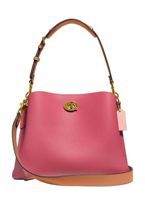 COACH Colorblock Leather Willow Shoulder Bag | belk