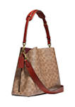 Willow Shoulder Bag in Signature Canvas