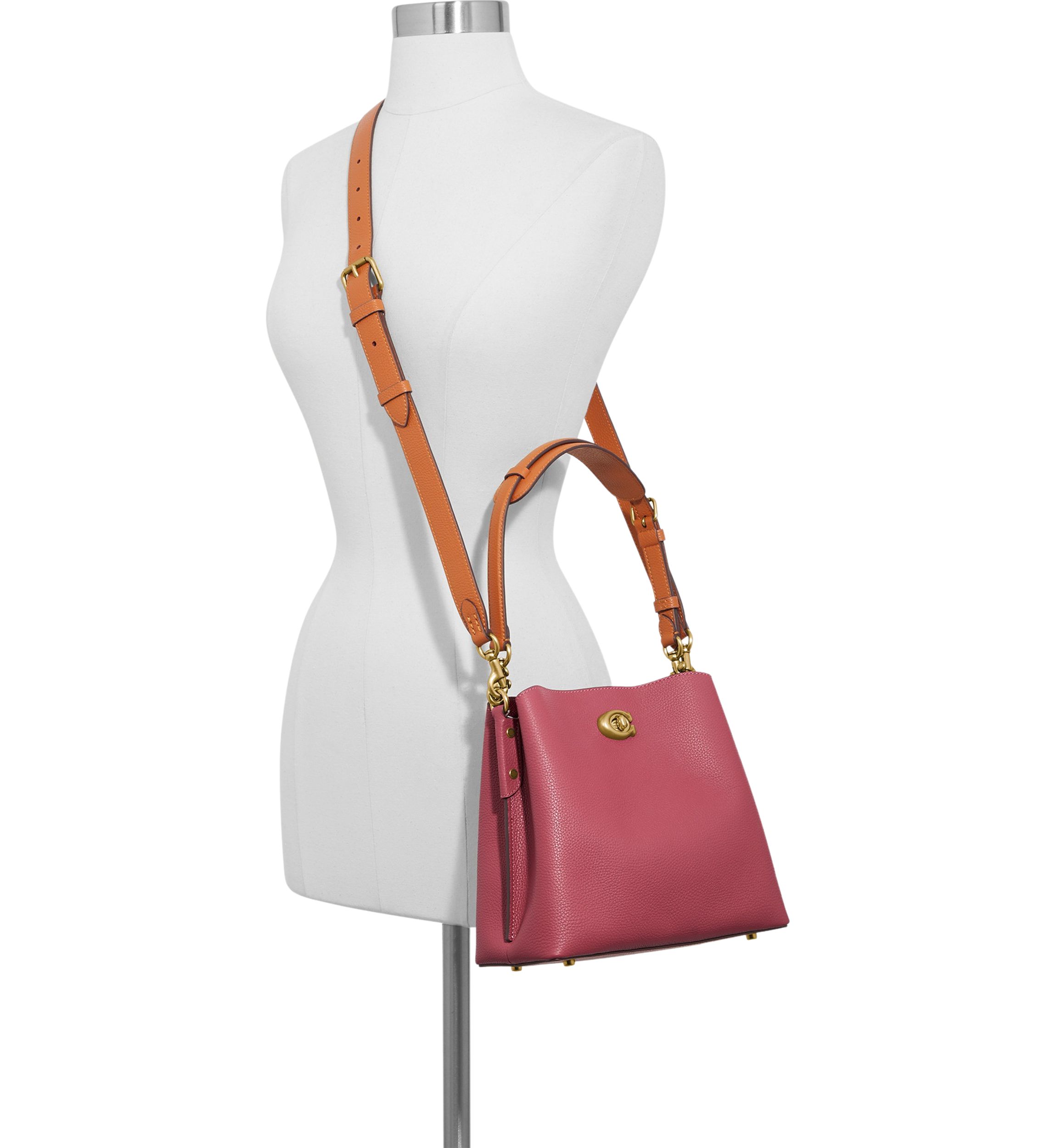 Willow Bucket Bag in Color Block 