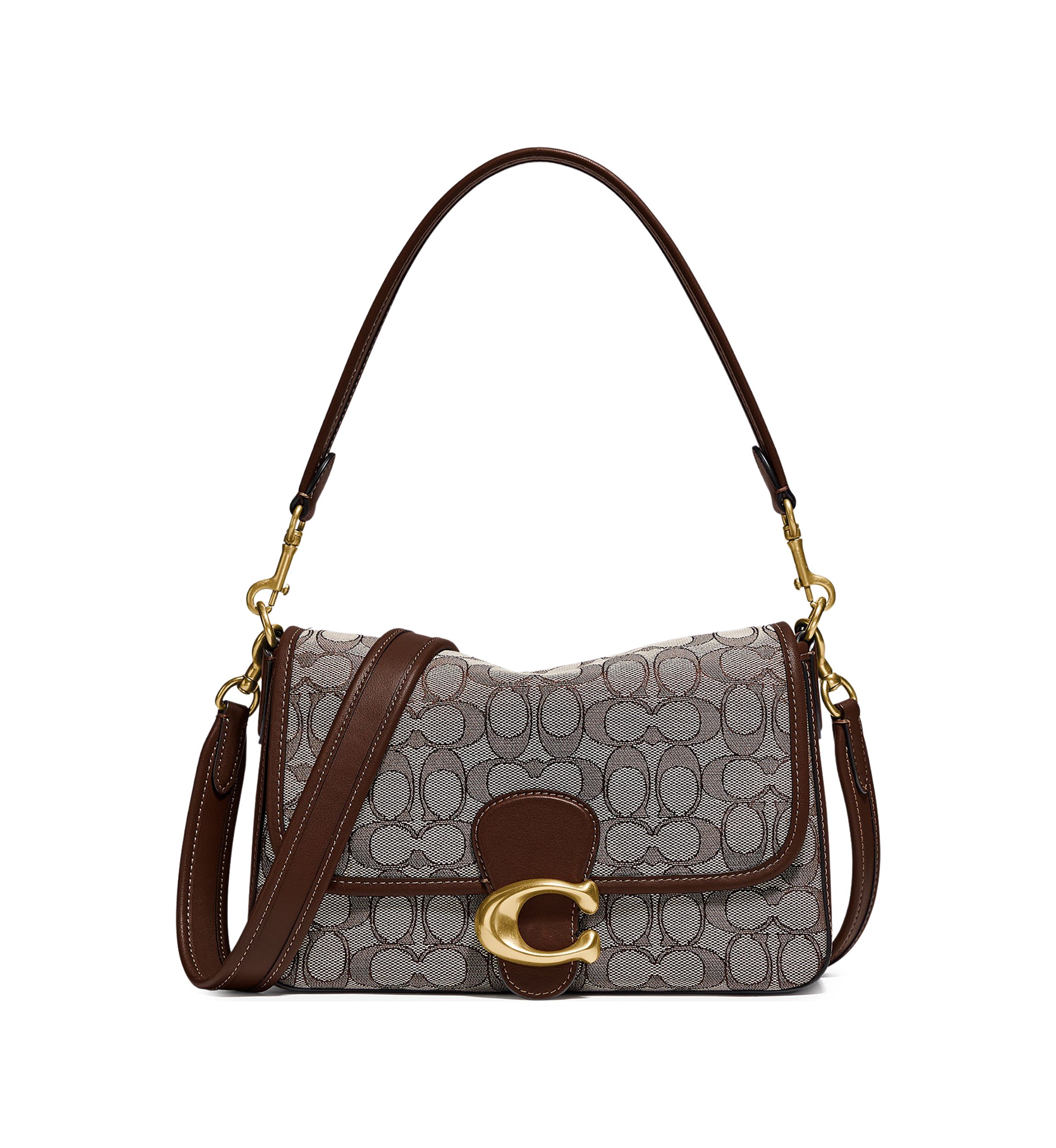 Soft Tabby Shoulder Bag in Signature Jacquard 