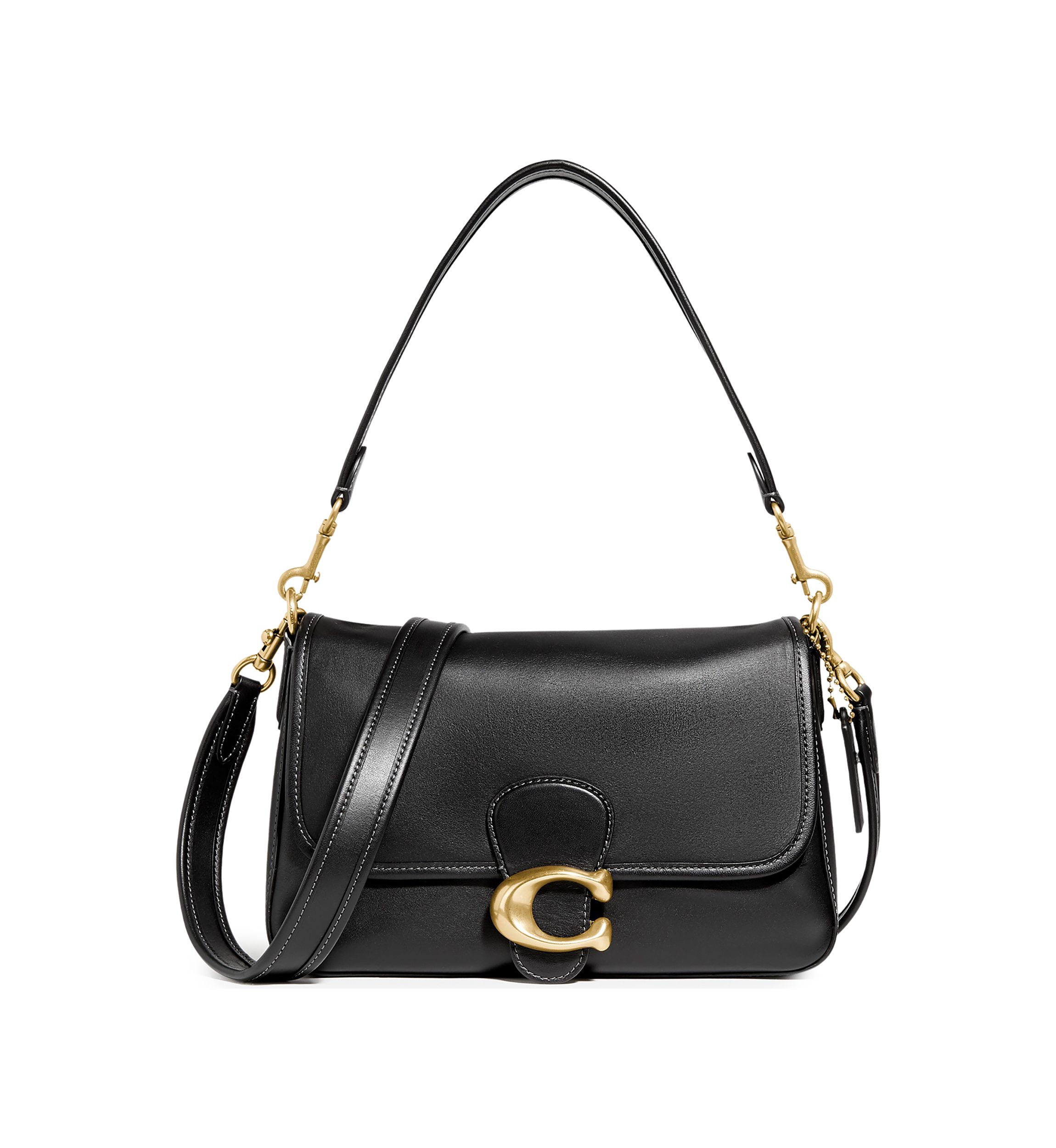 Soft Calf Leather Tabby Shoulder Bag