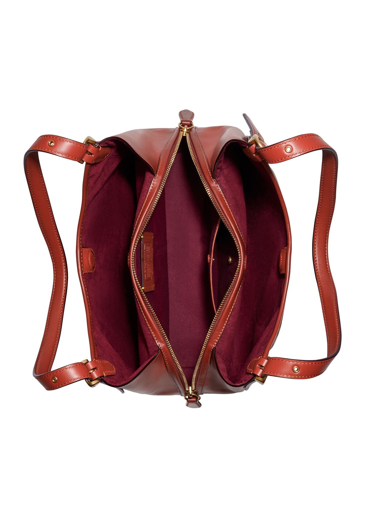 Coated Canvas Signature Lori Shoulder Bag