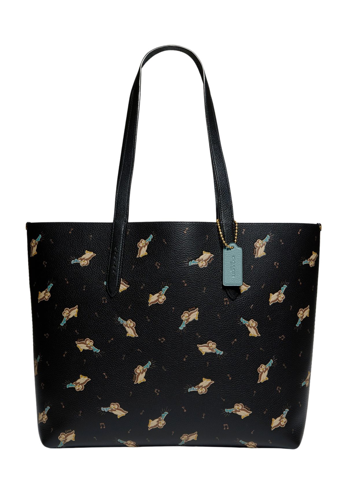 Highline Tote with Musical Owls Print 