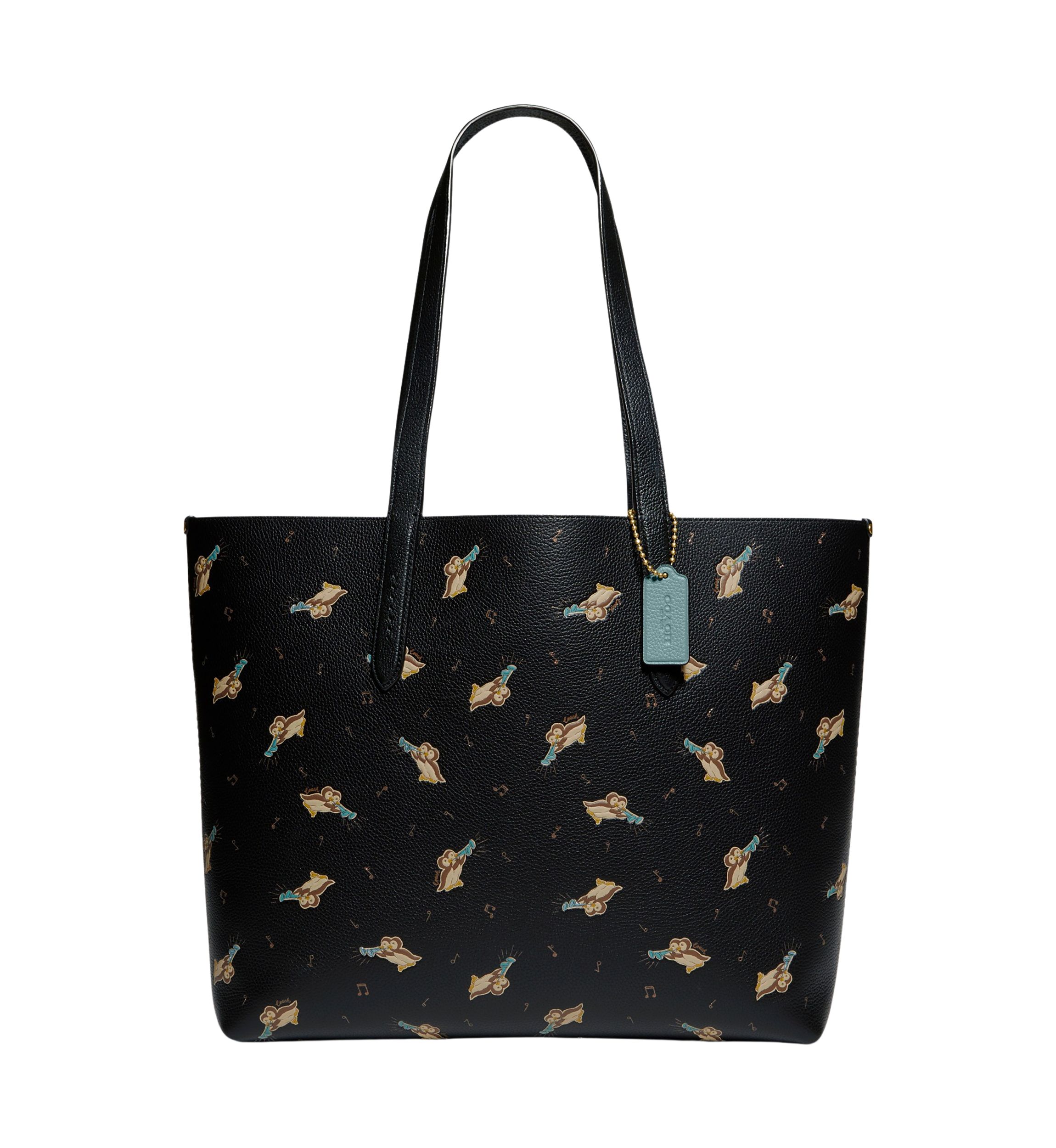 Highline Tote with Musical Owls Print 