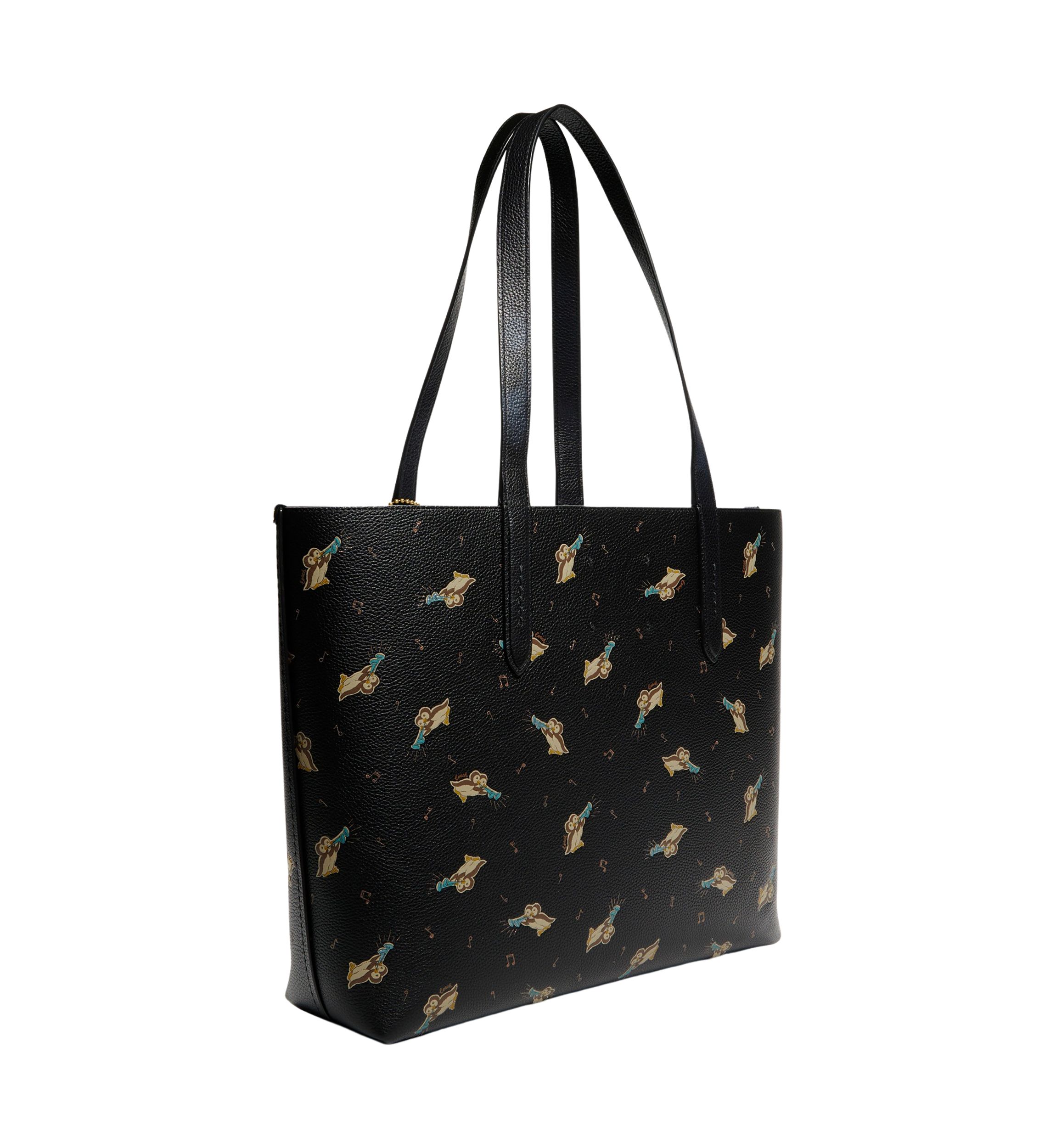 Highline Tote with Musical Owls Print 