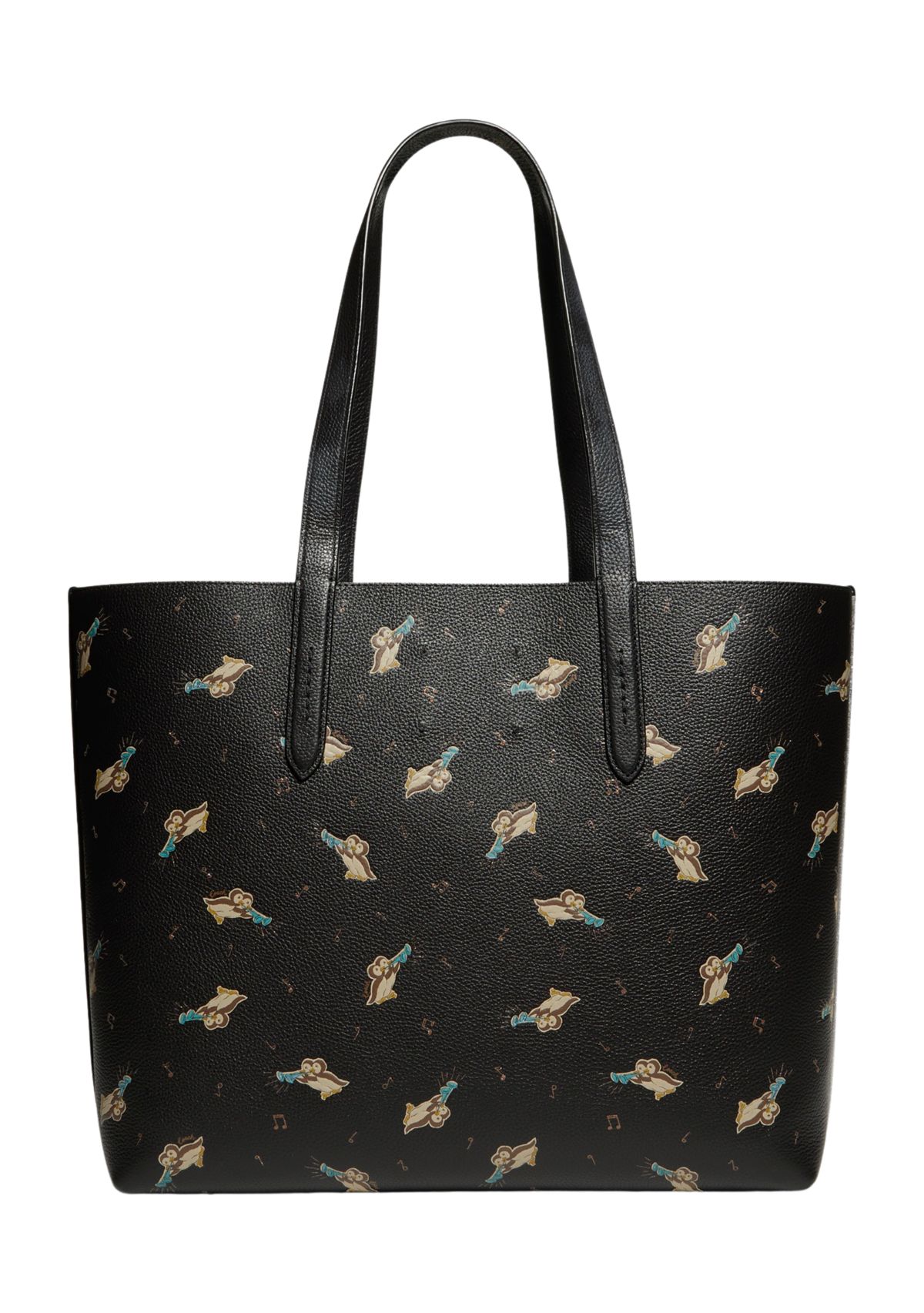 Highline Tote with Musical Owls Print 