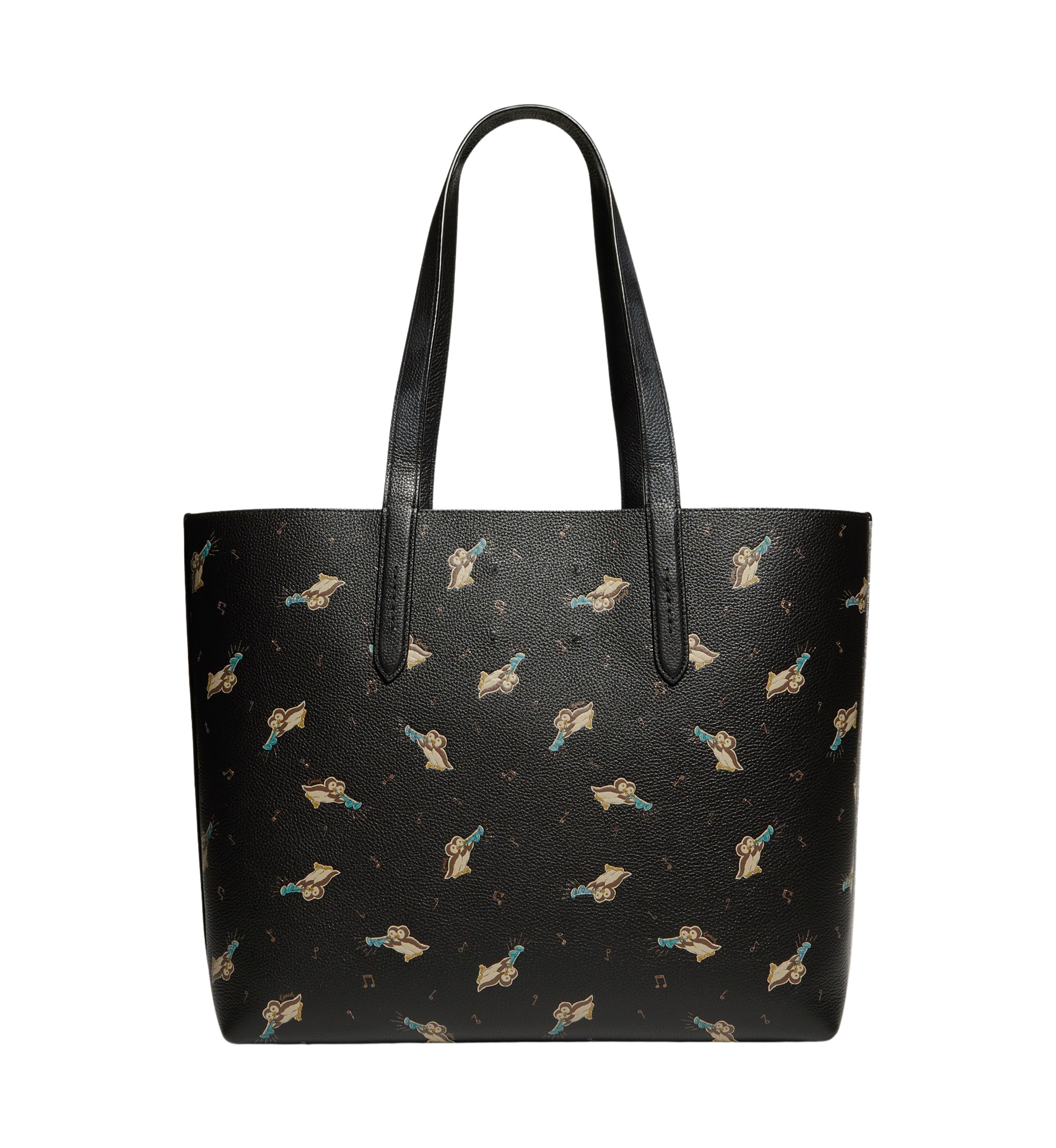 Highline Tote with Musical Owls Print 