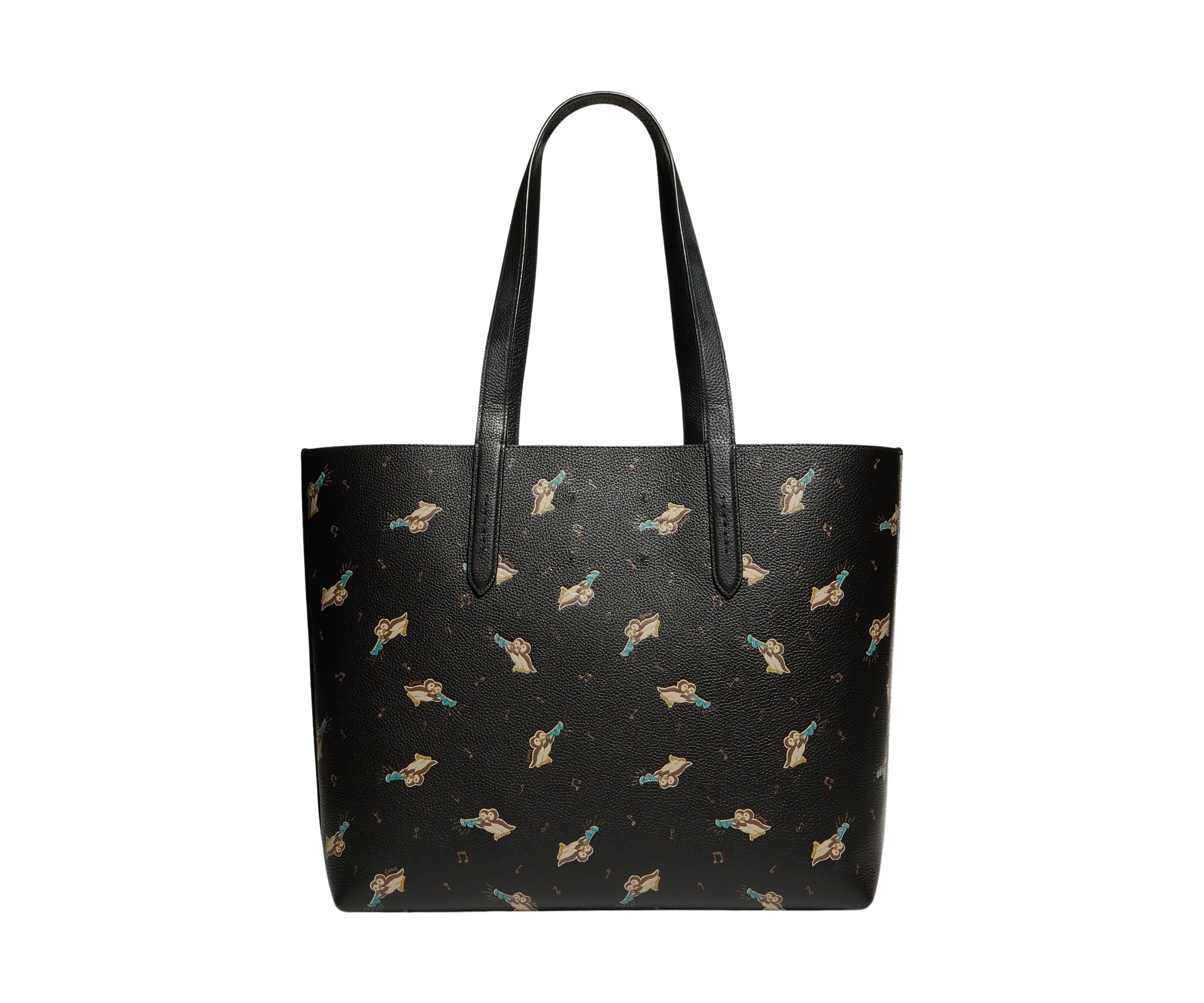 Highline Tote with Musical Owls Print 