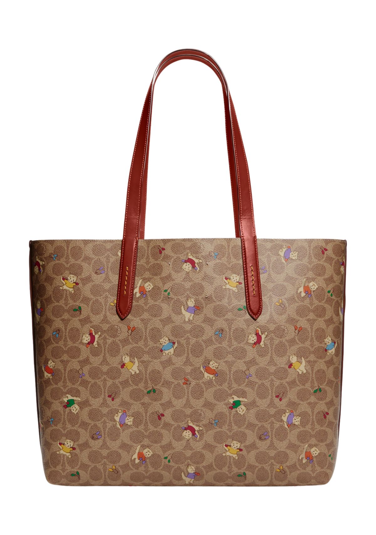 Highline Tote in Signature Canvas with Kittens Print