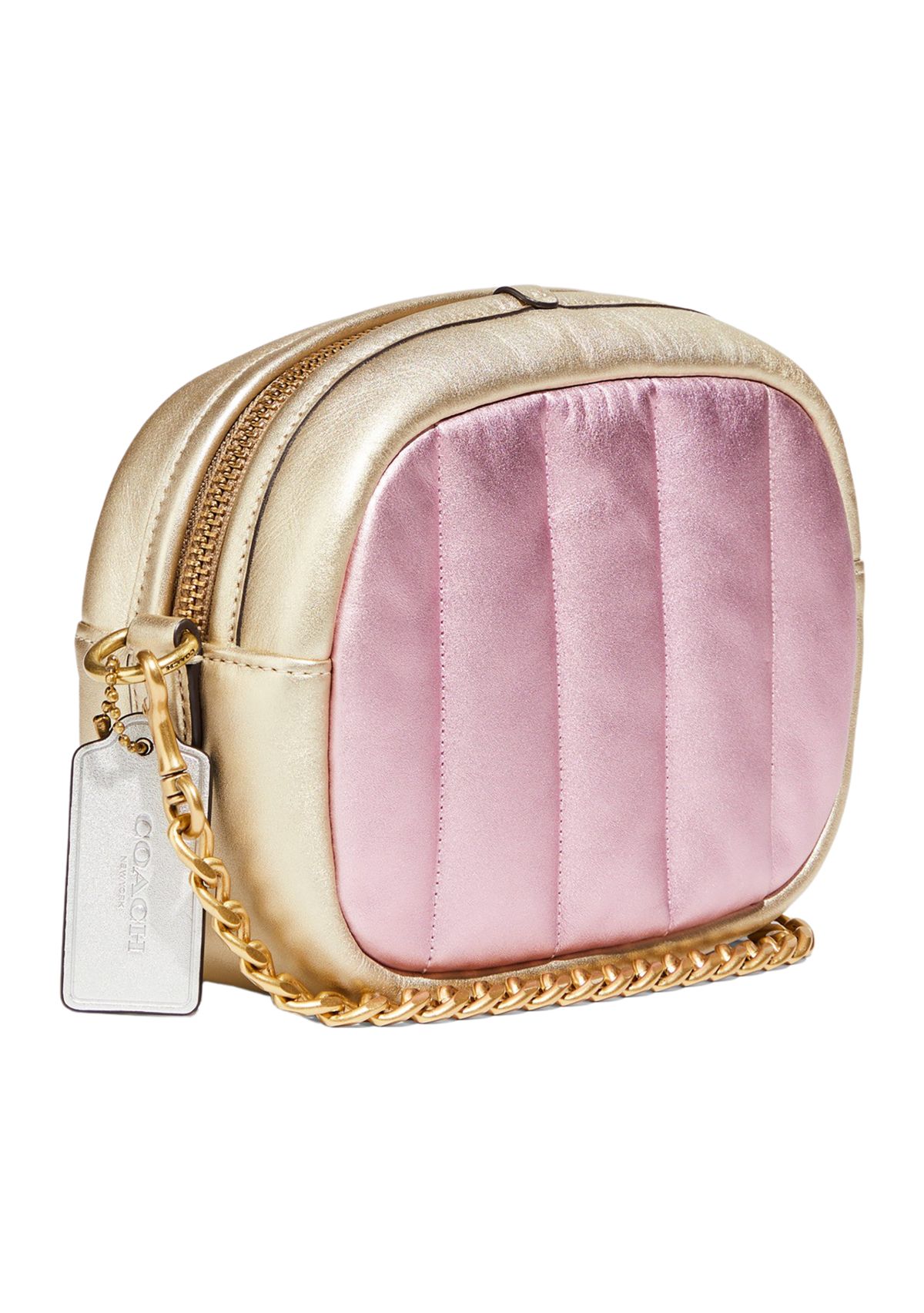 Small Camera Bag with Color Block Quilting